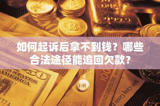 济南如何起诉后拿不到钱？哪些合法途径能追回欠款？