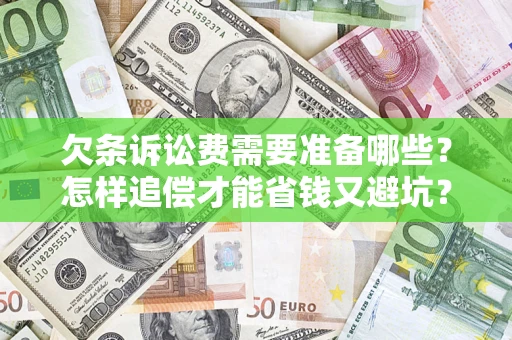 济南欠条诉讼费需要准备哪些？怎样追偿才能省钱又避坑？