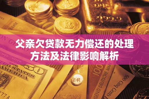 济南父亲欠贷款无力偿还的处理方法及法律影响解析